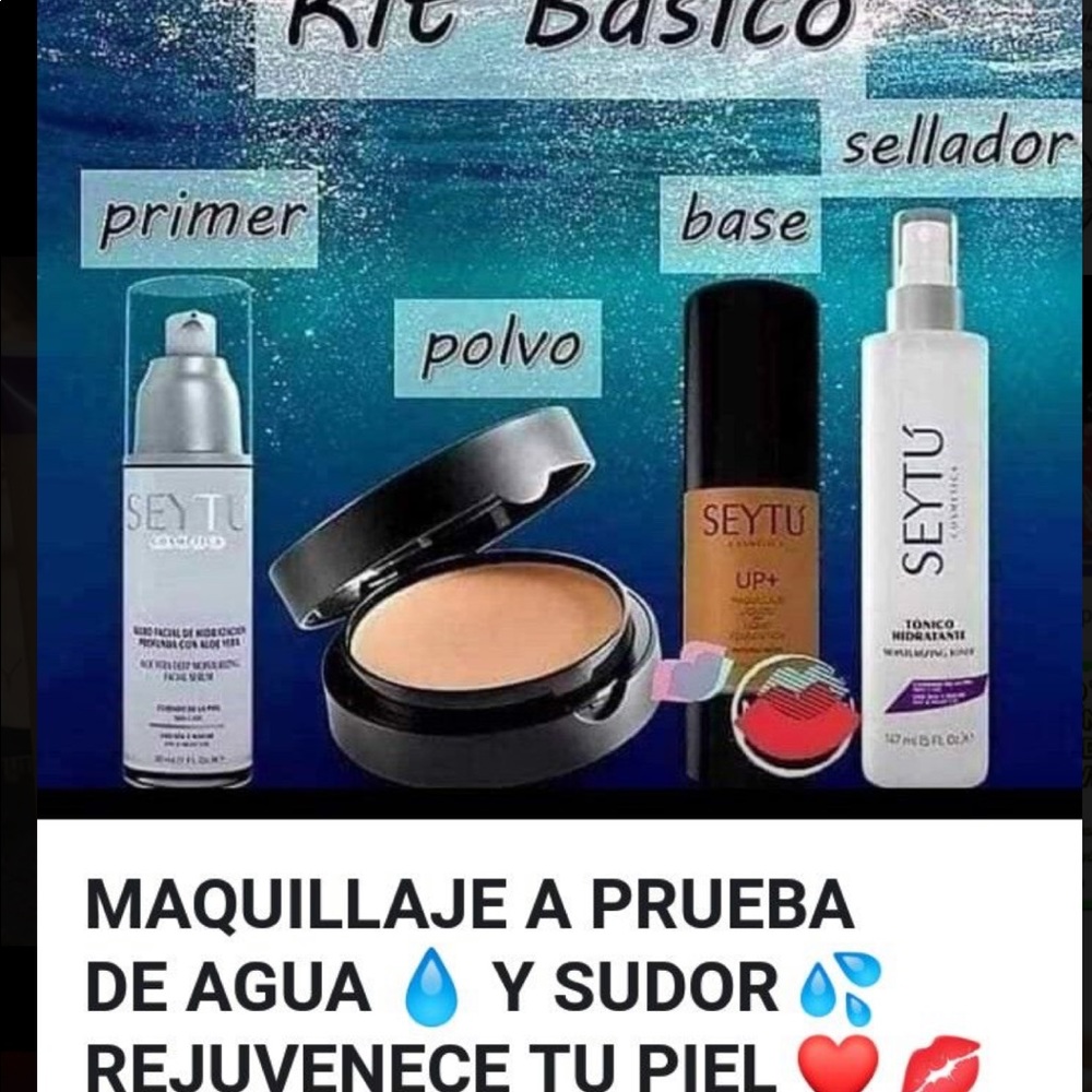Maque up organic 👌